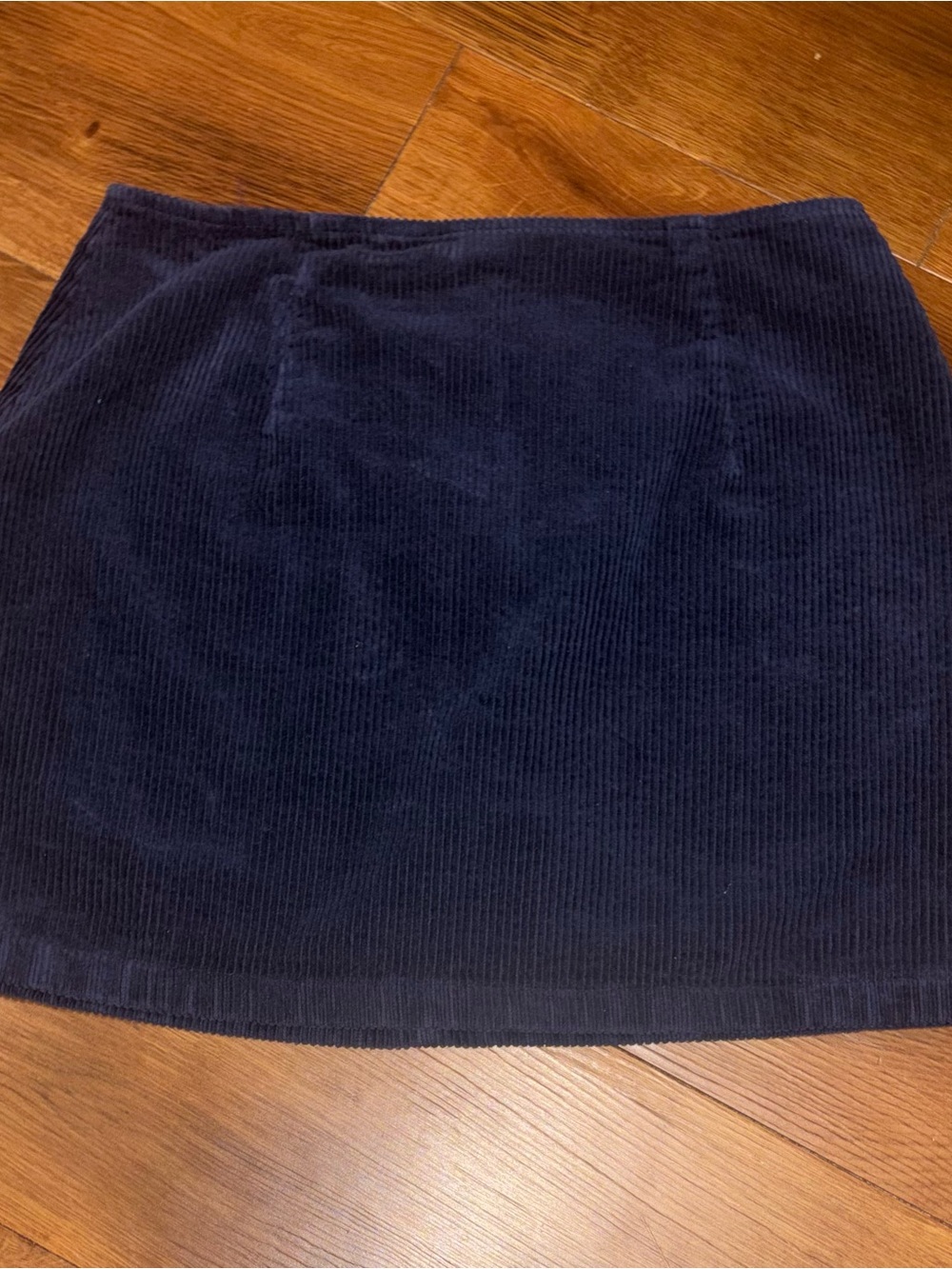 Kendall & Kylie Navy Corduroy Mini Skirt